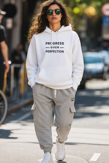 Progress/Perfection Unisex Hoodie