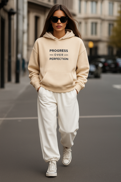 Progress/Perfection Unisex Hoodie