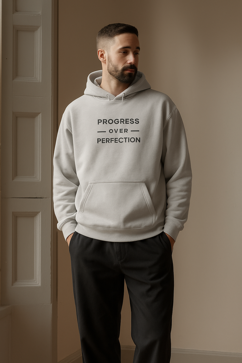 Progress/Perfection Unisex Hoodie
