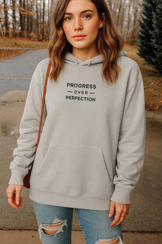 Progress/Perfection Unisex Hoodie