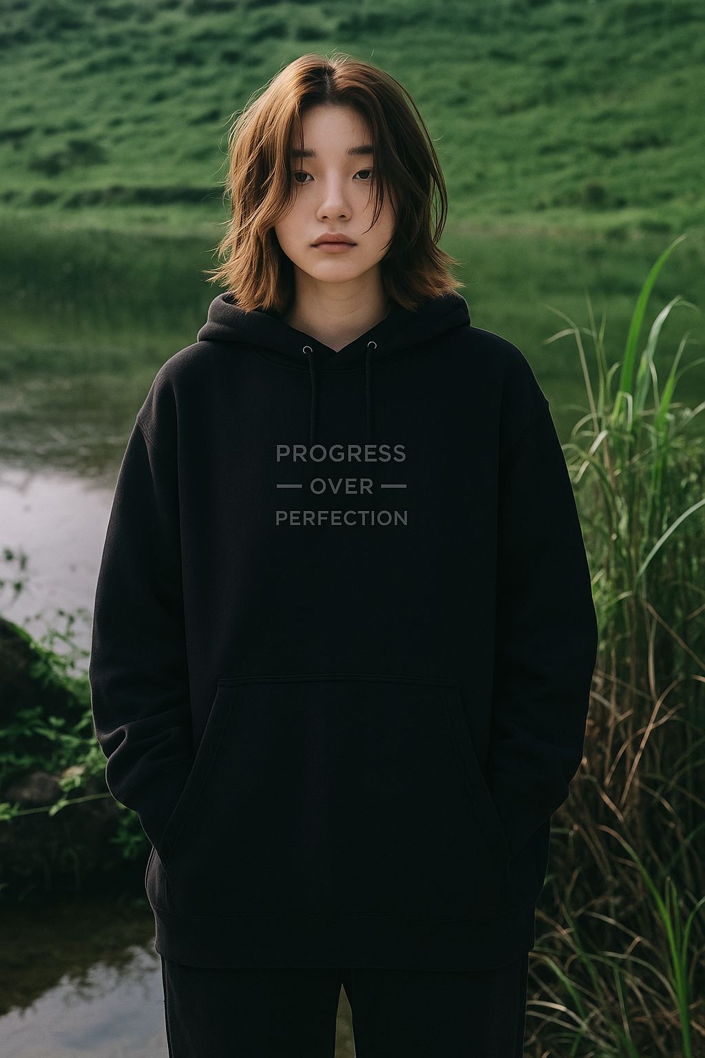 Progress/Perfection Unisex Hoodie