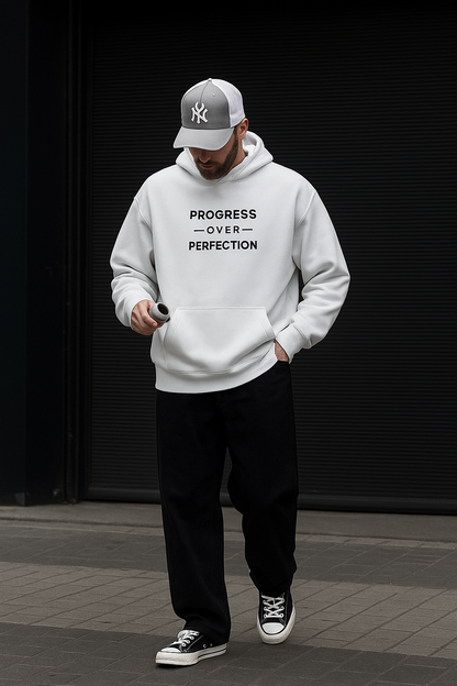 Progress/Perfection Unisex Hoodie