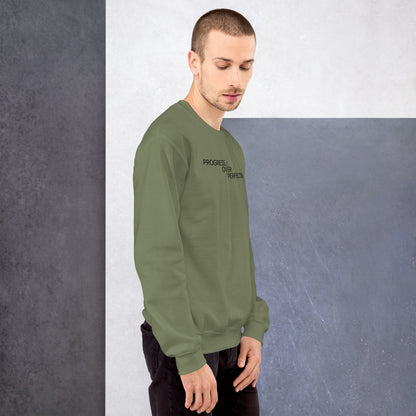 Progress over Perfection Unisex Sweatshirt | Mental Health Minimal Apparel
